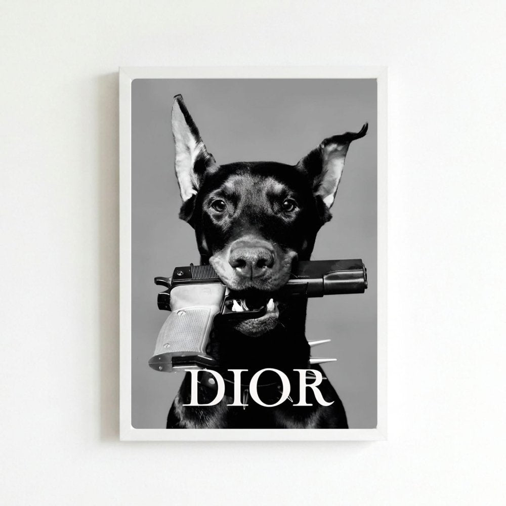 Luxury brand - Vibes DistrictLuxury brand poster BiancoVibes District