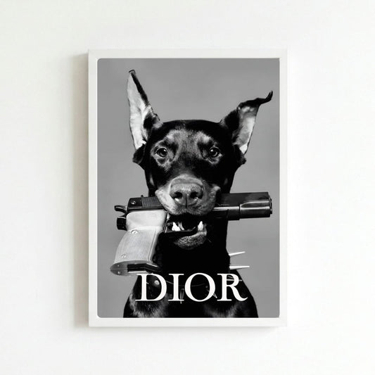 Luxury brand - Vibes DistrictLuxury brand poster BiancoVibes District