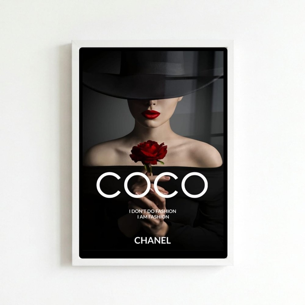 Luxury brand - Vibes DistrictLuxury brand poster BiancoVibes District