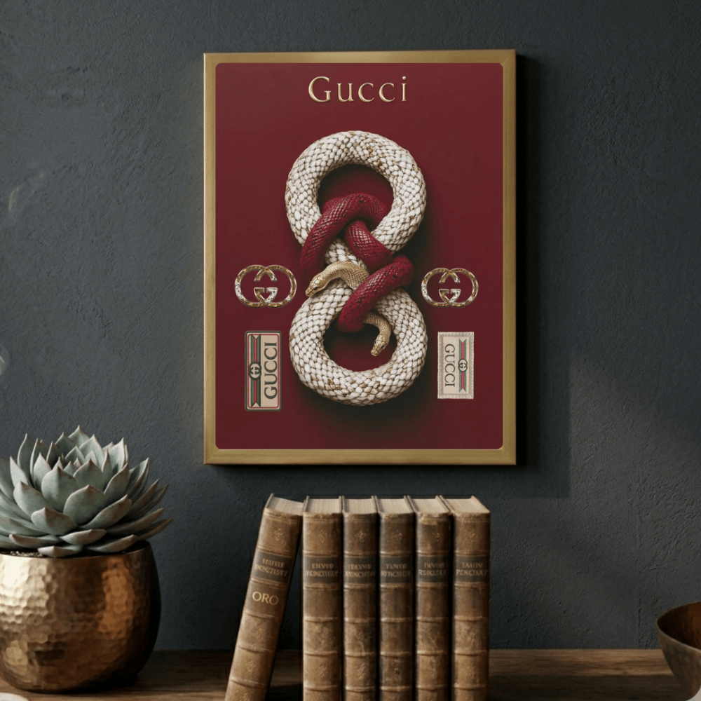 Luxury brand - Vibes DistrictLuxury brand poster GoldVibes District