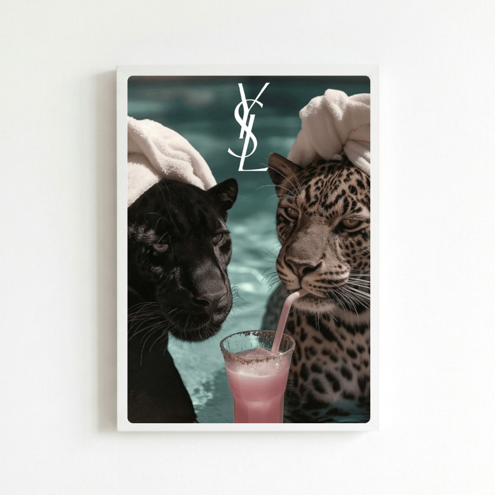 Luxury brand - Vibes DistrictLuxury brand poster BiancoVibes District