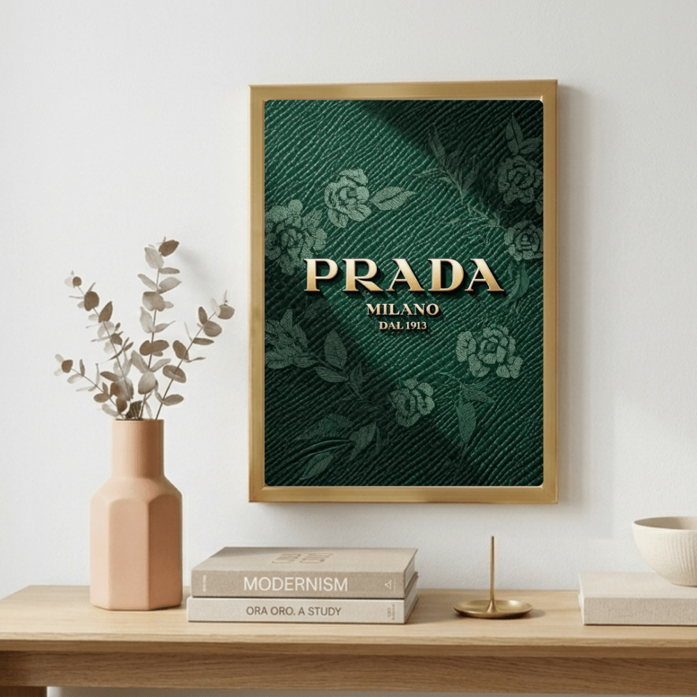 Luxury brand - Vibes DistrictLuxury brand poster GoldVibes District