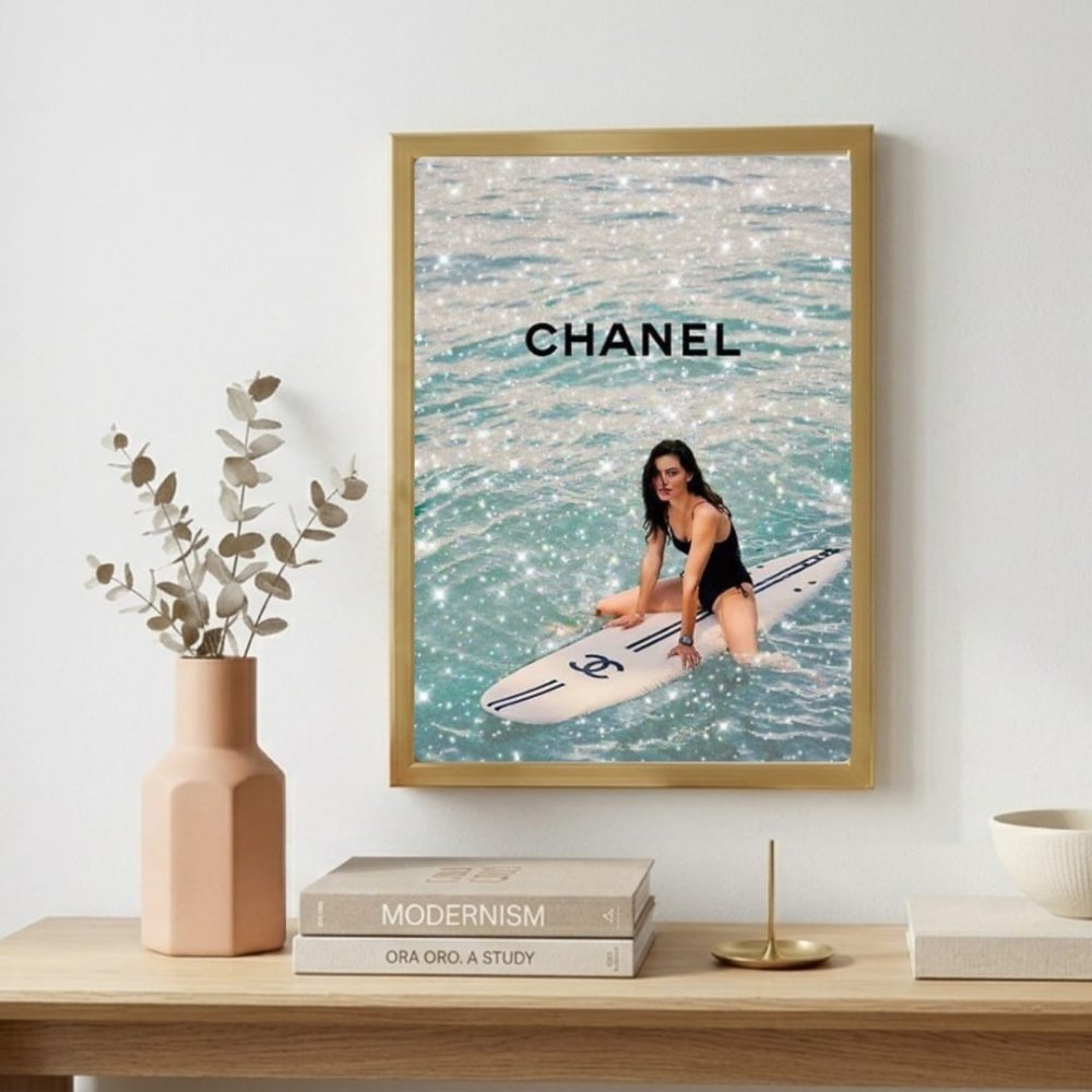 Luxury brand - Vibes DistrictLuxury brand poster GoldVibes District