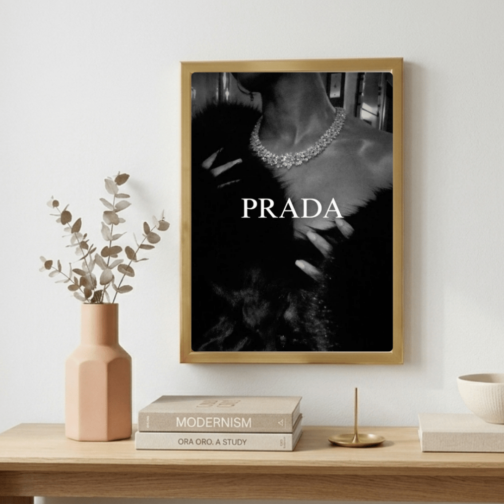 Luxury brand - Vibes DistrictLuxury brand poster GoldVibes District