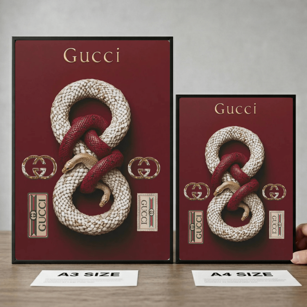 Luxury brand - Vibes DistrictLuxury brand poster GoldVibes District