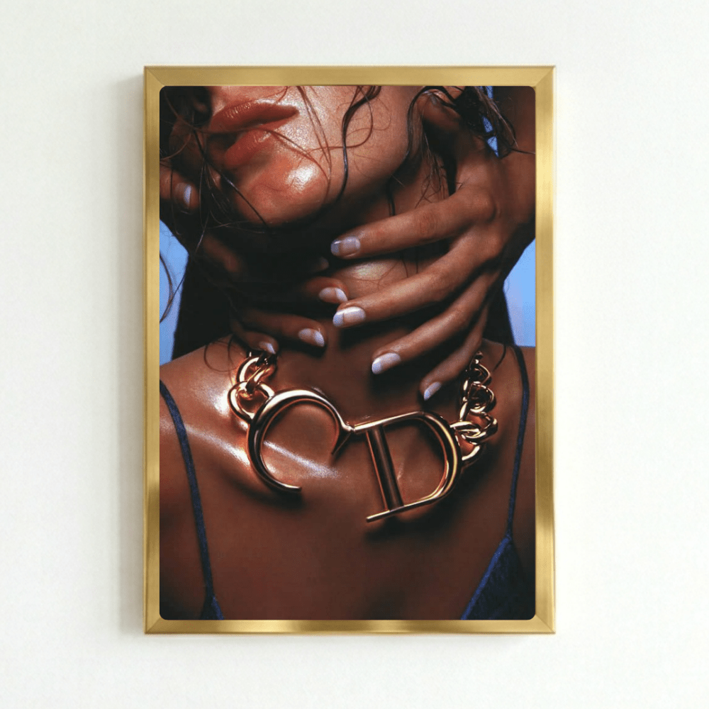 Luxury brand - Vibes DistrictLuxury brand poster GoldVibes District