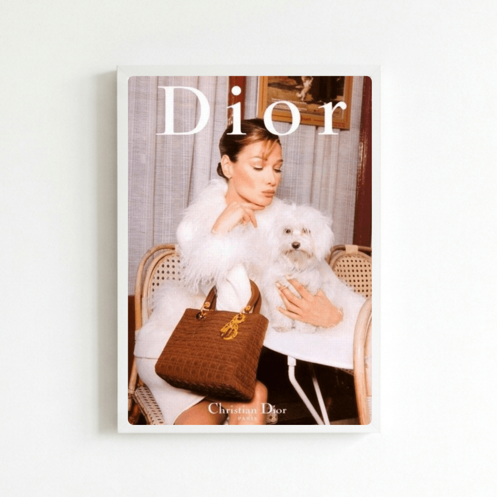 Luxury brand - Vibes DistrictLuxury brand poster BiancoVibes District