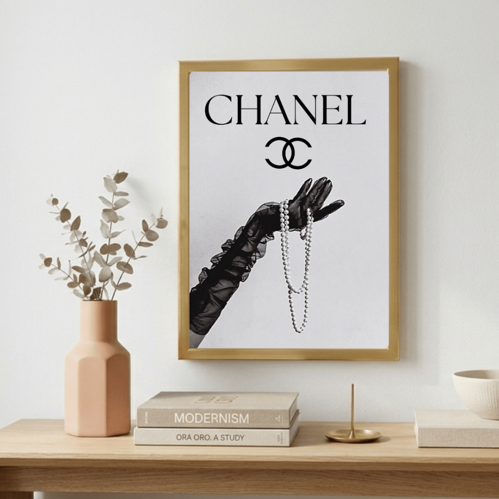Luxury brand - Vibes DistrictLuxury brand poster GoldVibes District