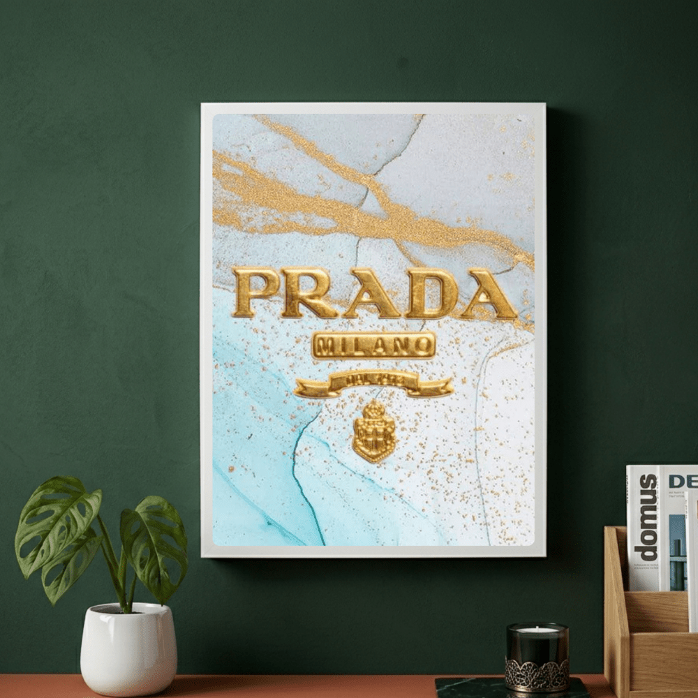 Luxury brand - Vibes DistrictLuxury brand poster GoldVibes District