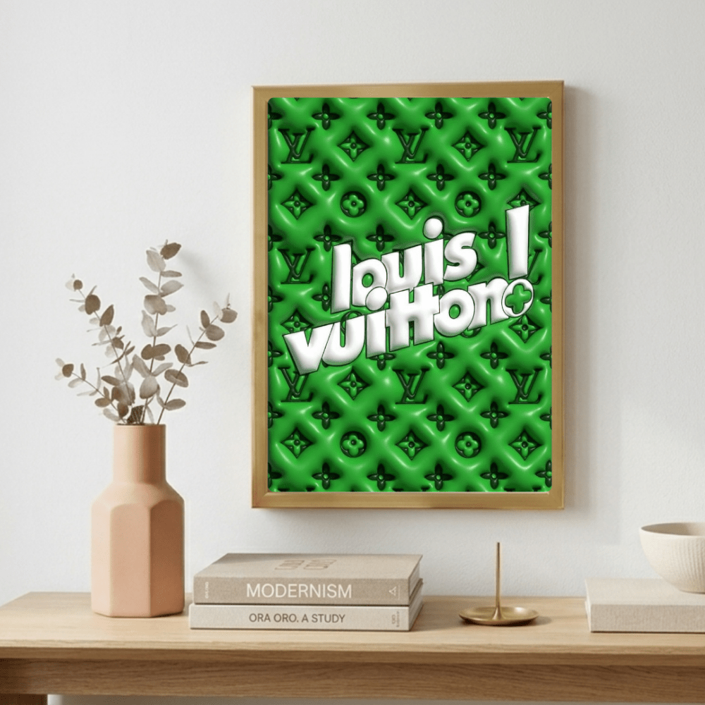 Luxury brand - Vibes DistrictLuxury brand poster GoldVibes District