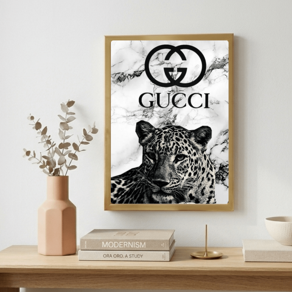 Luxury brand - Vibes DistrictLuxury brand poster GoldVibes District