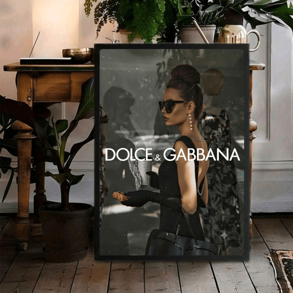 Luxury brand - Vibes DistrictLuxury brand poster GoldVibes District