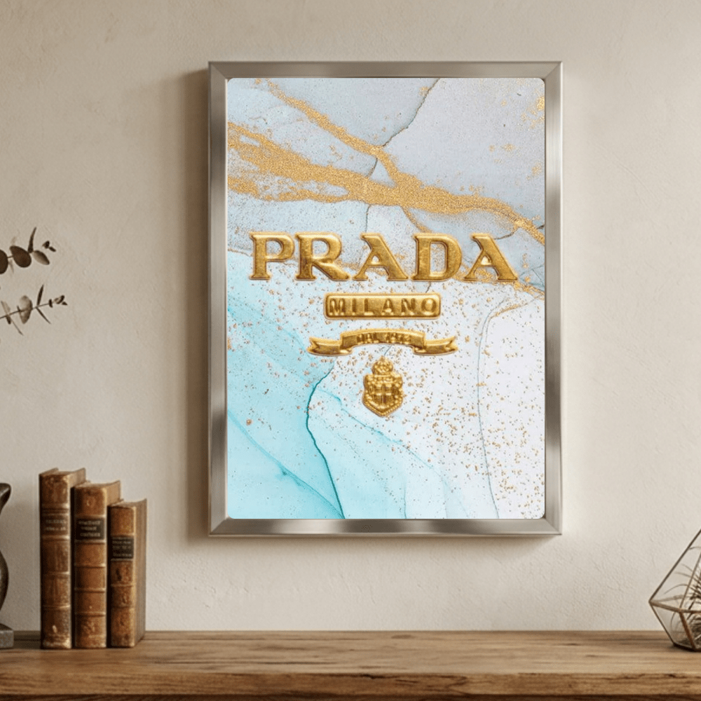 Luxury brand - Vibes DistrictLuxury brand poster GoldVibes District