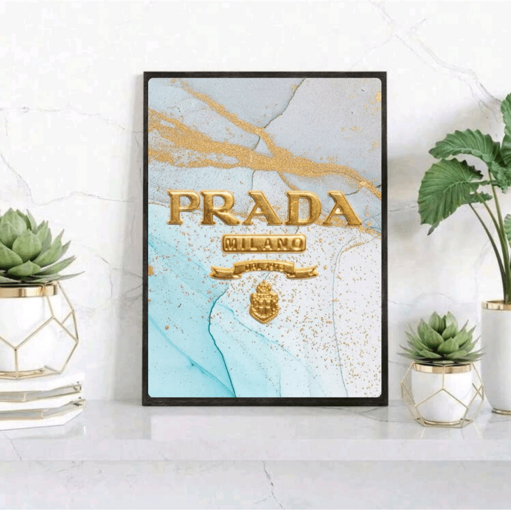 Luxury brand - Vibes DistrictLuxury brand poster GoldVibes District