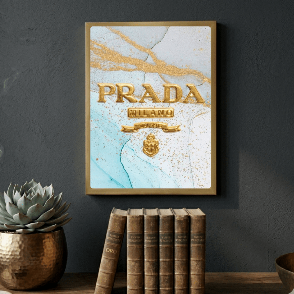 Luxury brand - Vibes DistrictLuxury brand poster GoldVibes District