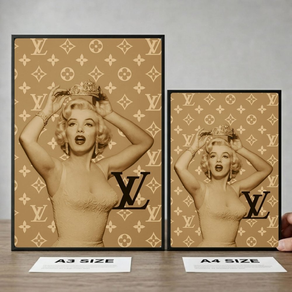 Luxury brand - Vibes DistrictLuxury brand poster GoldVibes District