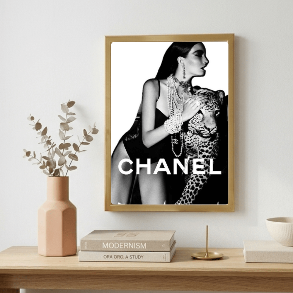Luxury brand - Vibes DistrictLuxury brand poster GoldVibes District