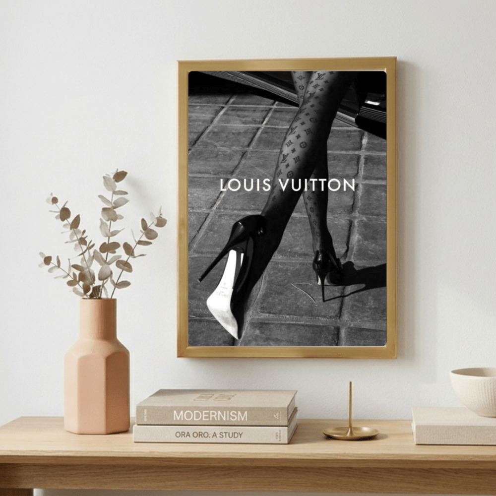 Luxury brand - Vibes DistrictLuxury brand poster GoldVibes District
