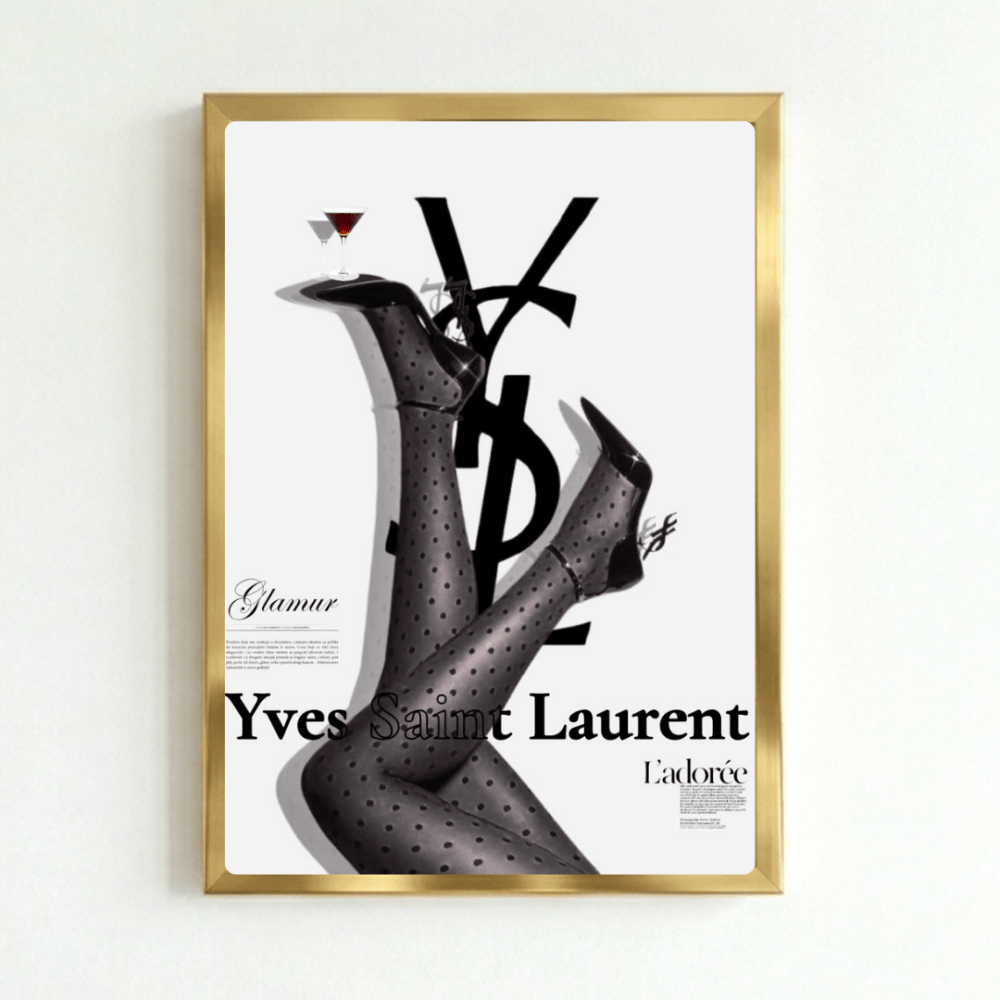 Luxury brand - Vibes DistrictLuxury brand poster GoldVibes District