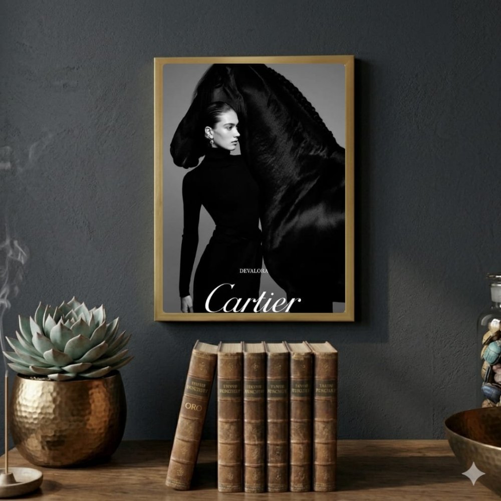 Luxury brand - Vibes DistrictLuxury brand poster GoldVibes District