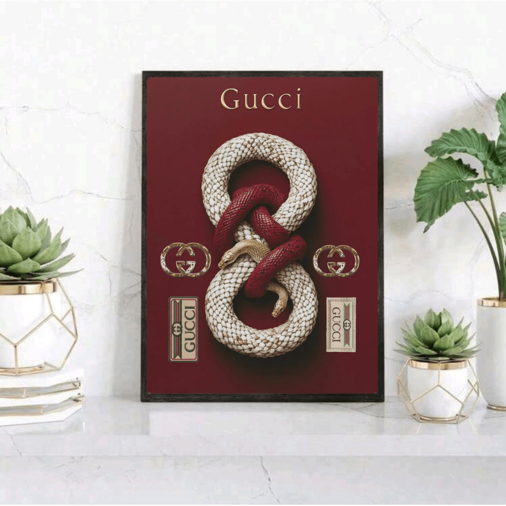 Luxury brand - Vibes DistrictLuxury brand poster GoldVibes District