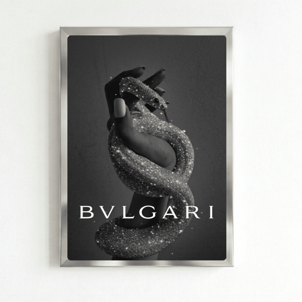 Luxury brand - Vibes DistrictLuxury brand poster SilverVibes District