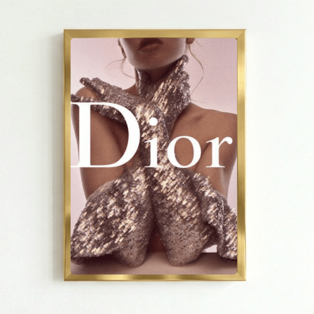 Luxury brand - Vibes DistrictLuxury brand poster GoldVibes District
