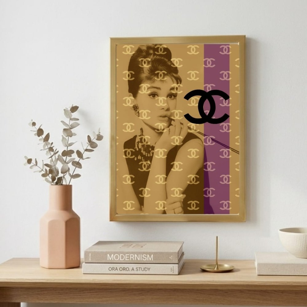 Luxury brand - Vibes DistrictLuxury brand poster GoldVibes District