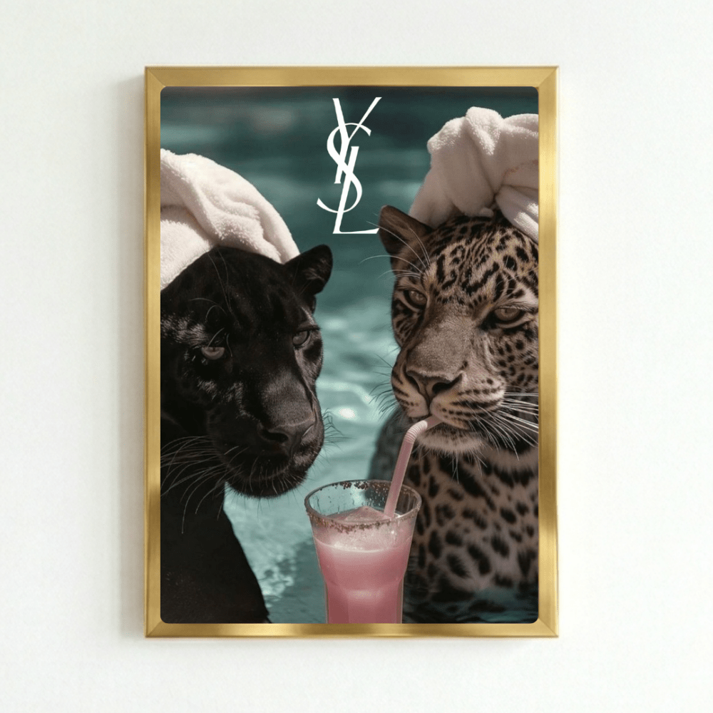 Luxury brand - Vibes DistrictLuxury brand poster GoldVibes District