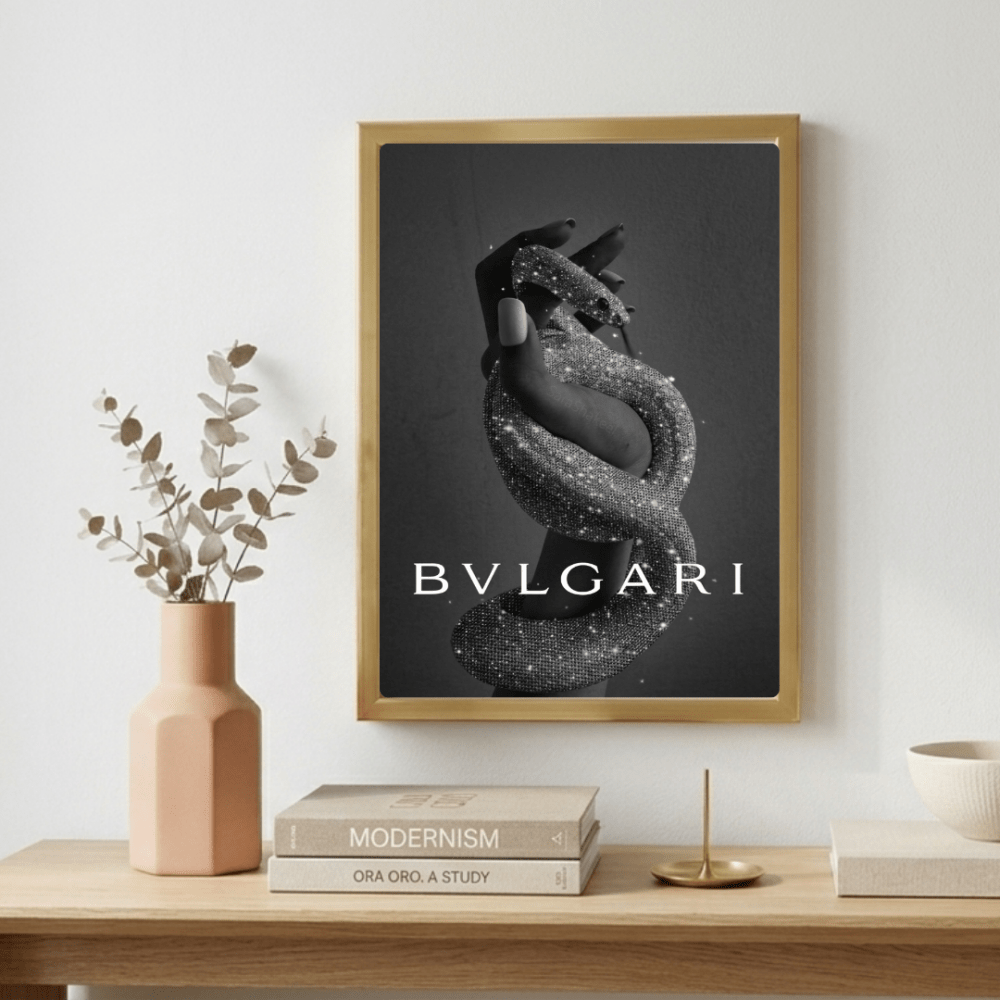 Luxury brand - Vibes DistrictLuxury brand poster GoldVibes District