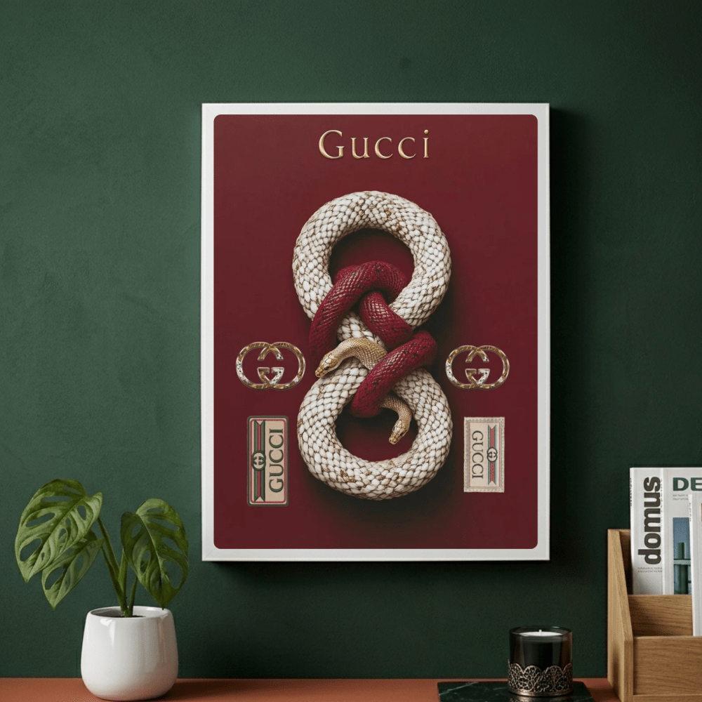Luxury brand - Vibes DistrictLuxury brand poster GoldVibes District