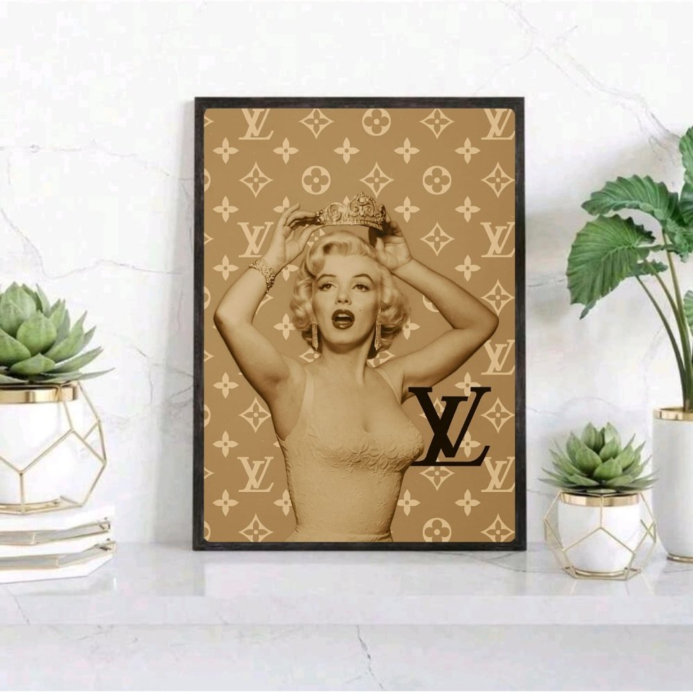 Luxury brand - Vibes DistrictLuxury brand poster GoldVibes District
