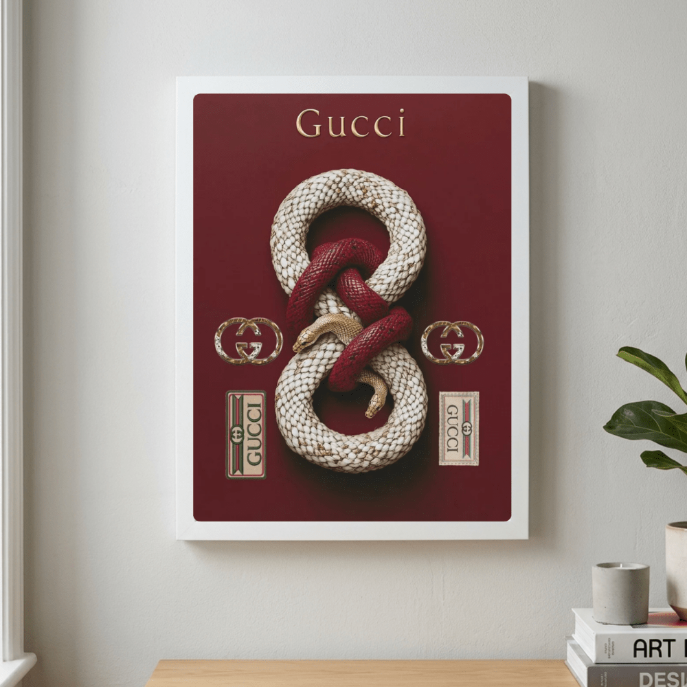 Luxury brand - Vibes DistrictLuxury brand poster GoldVibes District
