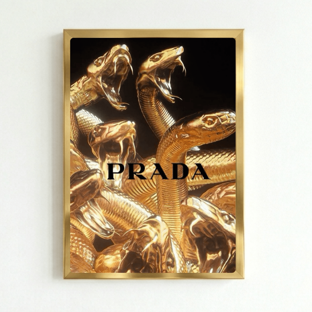 Luxury brand - Vibes DistrictLuxury brand poster GoldVibes District