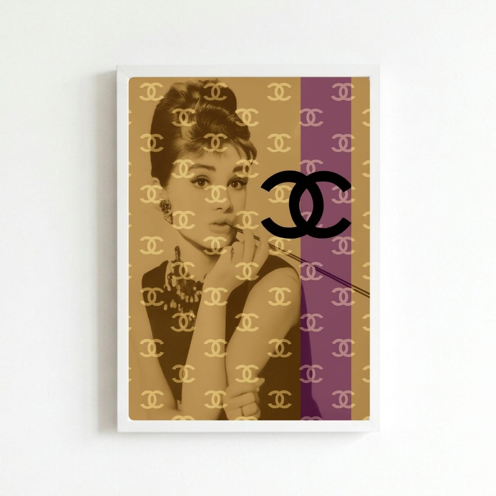 Luxury brand - Vibes DistrictLuxury brand poster BiancoVibes District