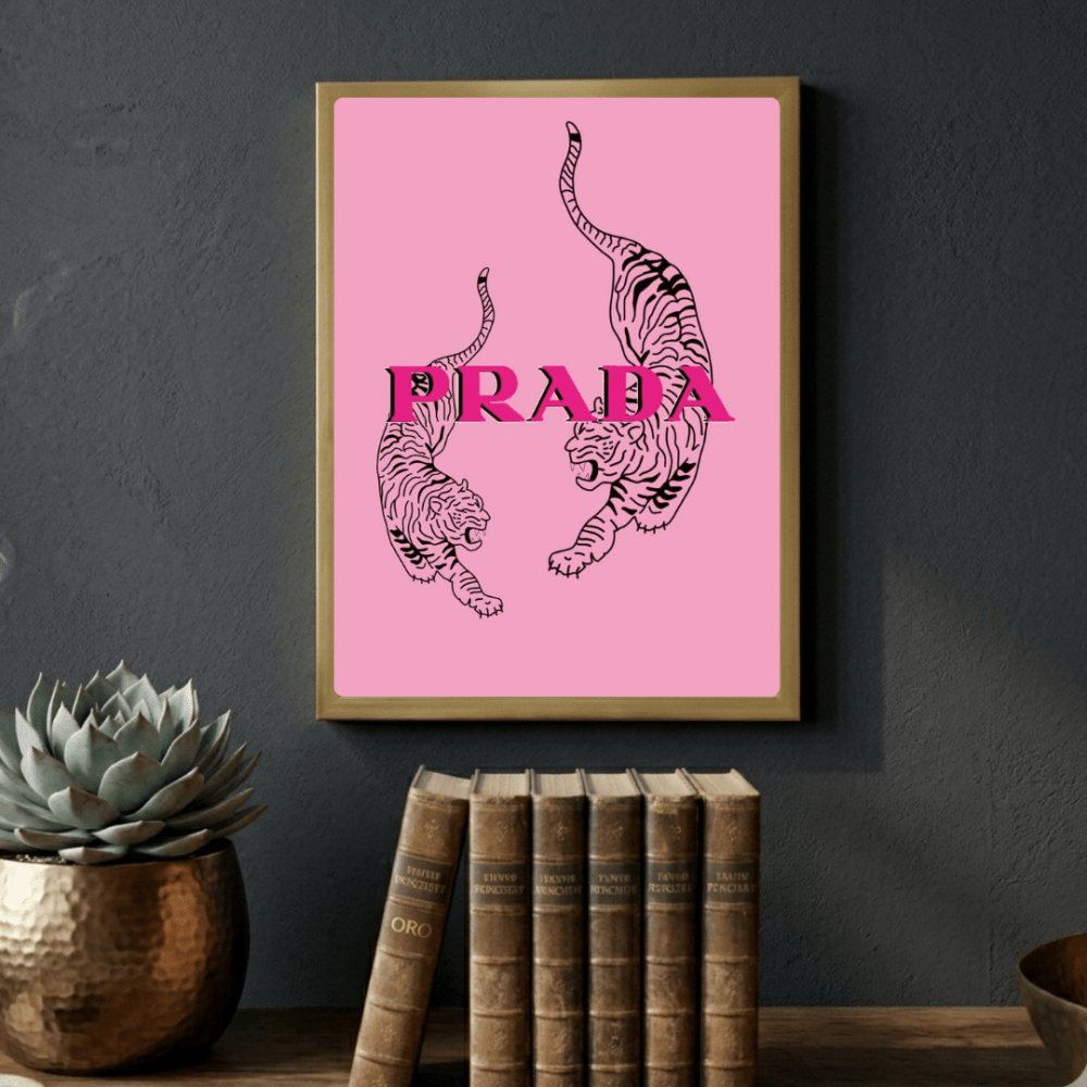 Luxury brand - Vibes DistrictLuxury brand poster GoldVibes District