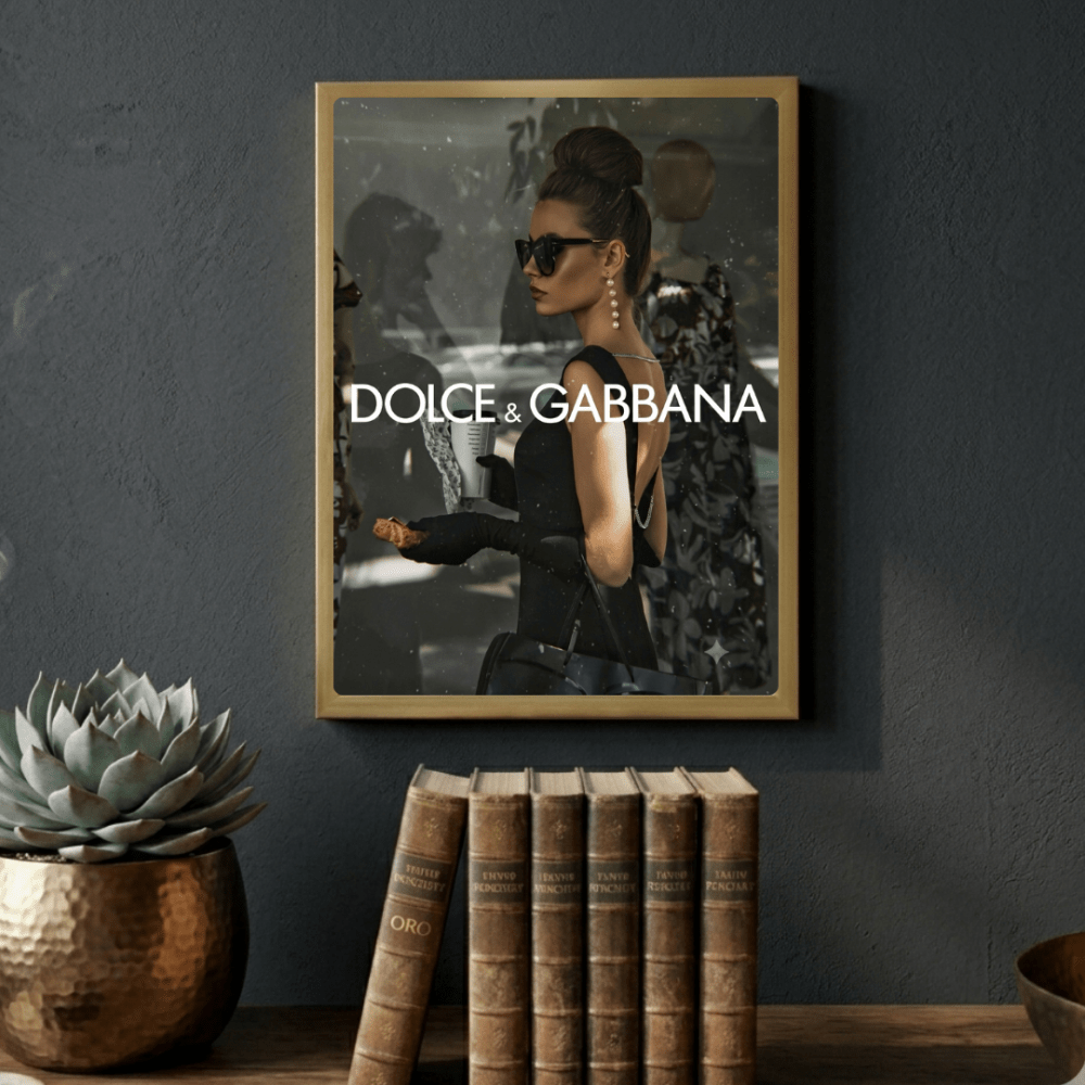 Luxury brand - Vibes DistrictLuxury brand poster GoldVibes District