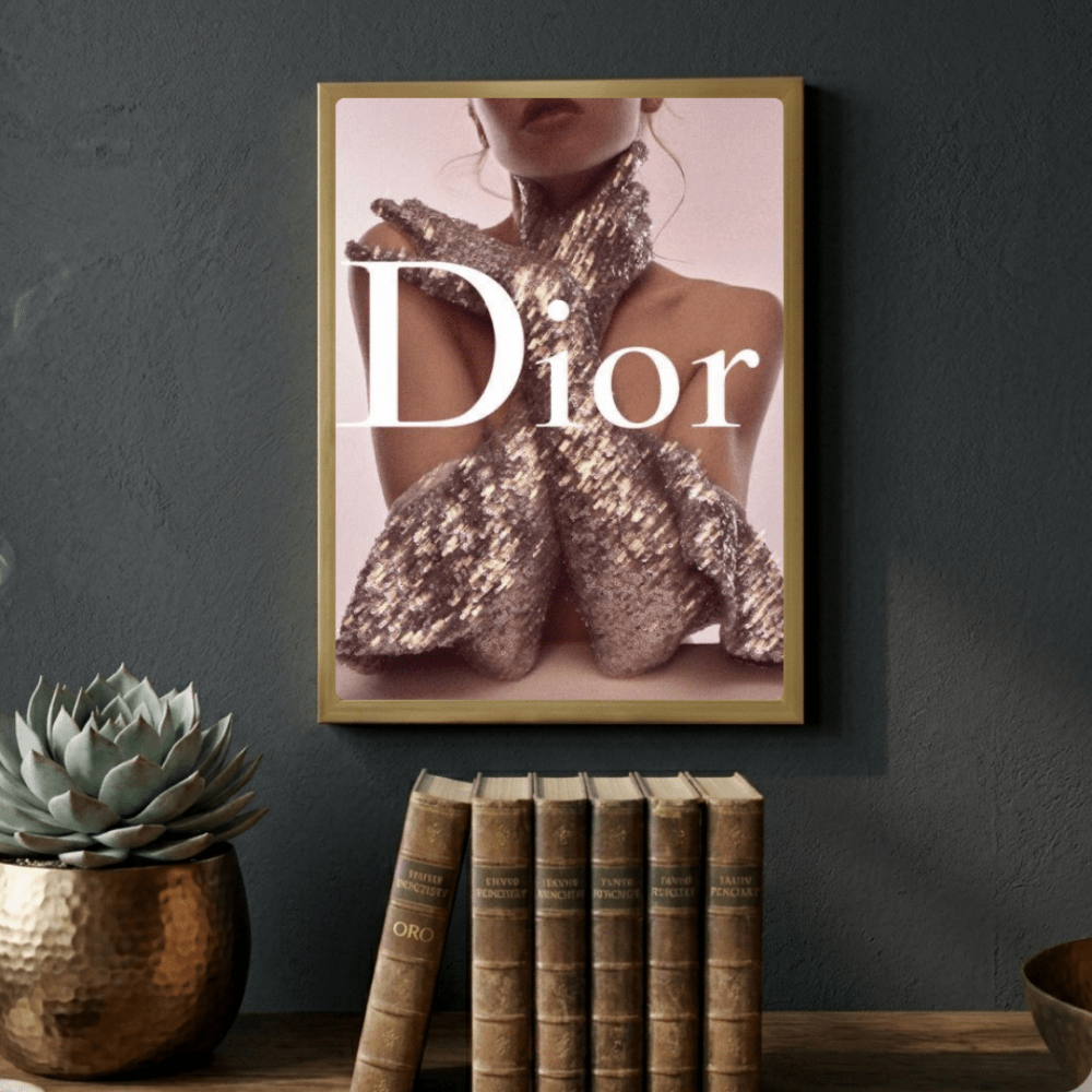 Luxury brand - Vibes DistrictLuxury brand poster GoldVibes District