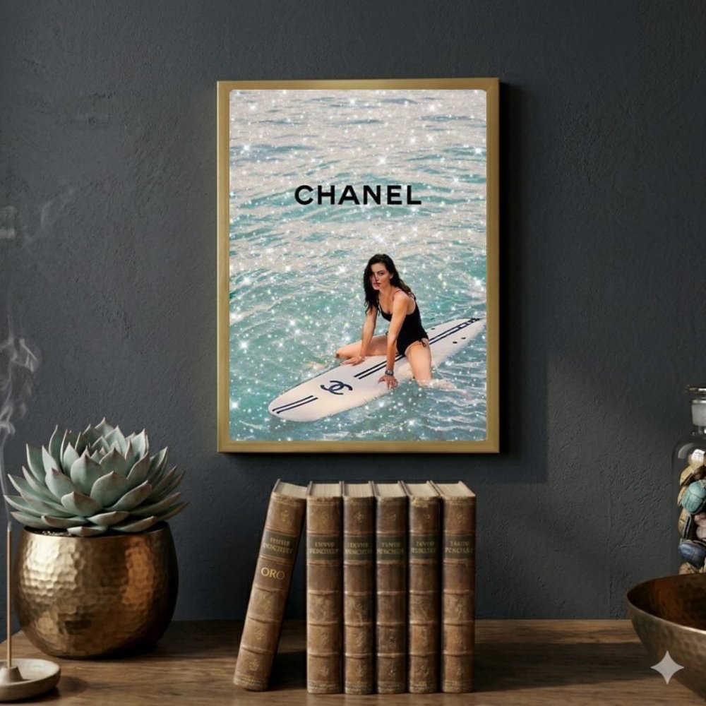 Luxury brand - Vibes DistrictLuxury brand poster GoldVibes District