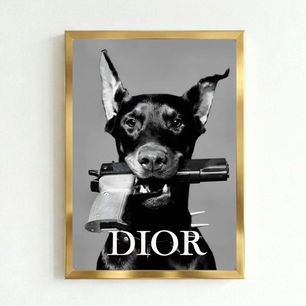 Luxury brand - Vibes DistrictLuxury brand poster GoldVibes District