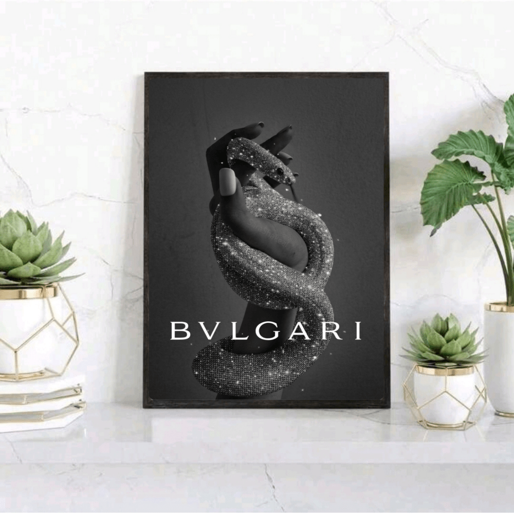 Luxury brand - Vibes DistrictLuxury brand poster GoldVibes District