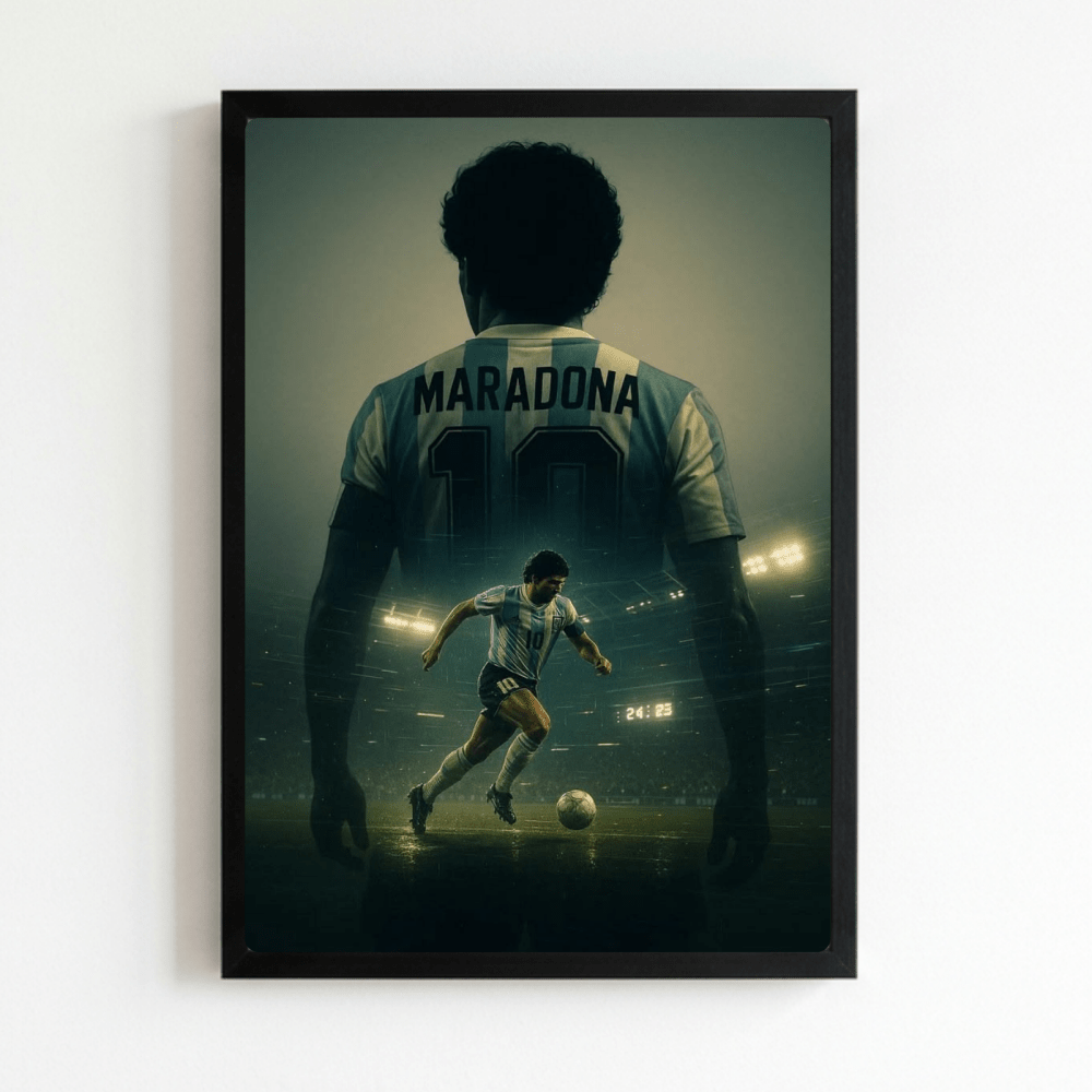 Maradona - Vibes DistrictMaradona poster NeroVibes District