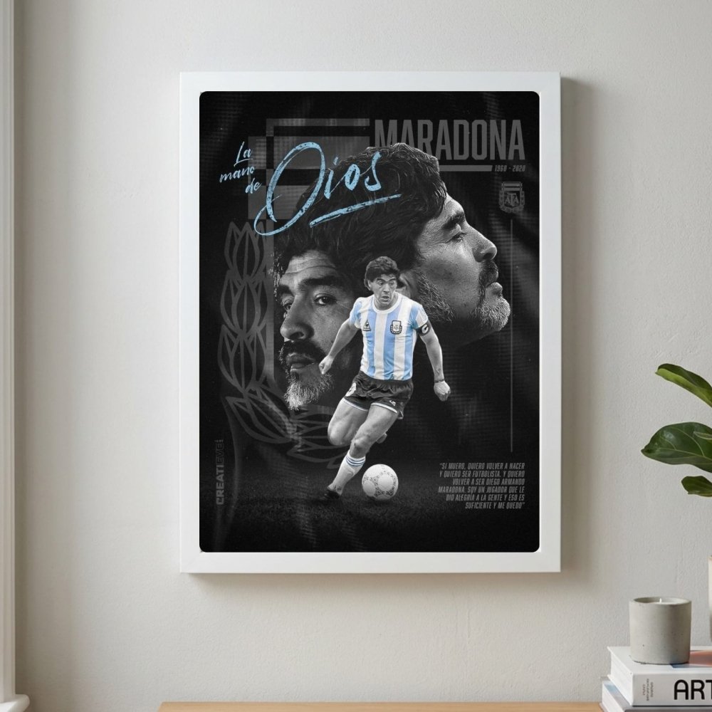 Maradona - Vibes DistrictMaradona poster GoldVibes District