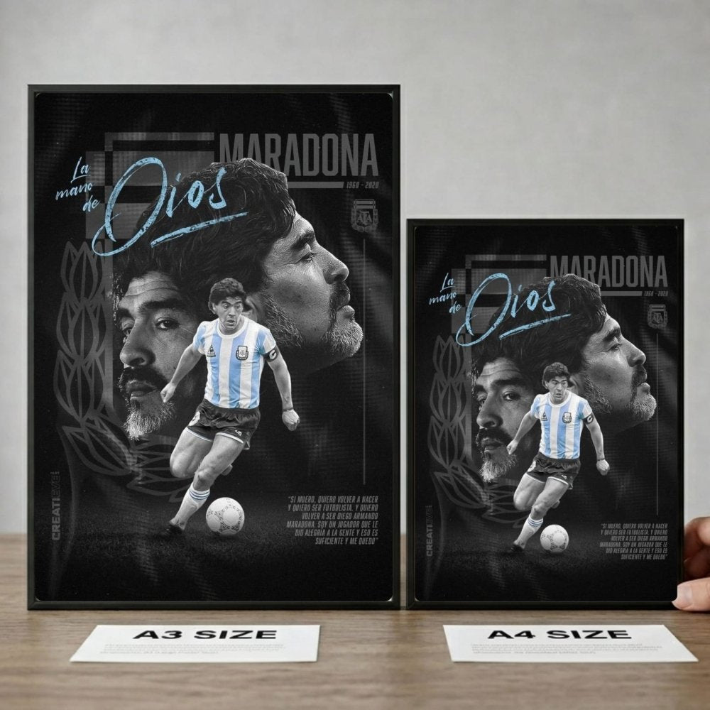 Maradona - Vibes DistrictMaradona poster GoldVibes District