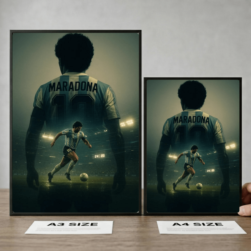 Maradona - Vibes DistrictMaradona poster NeroVibes District