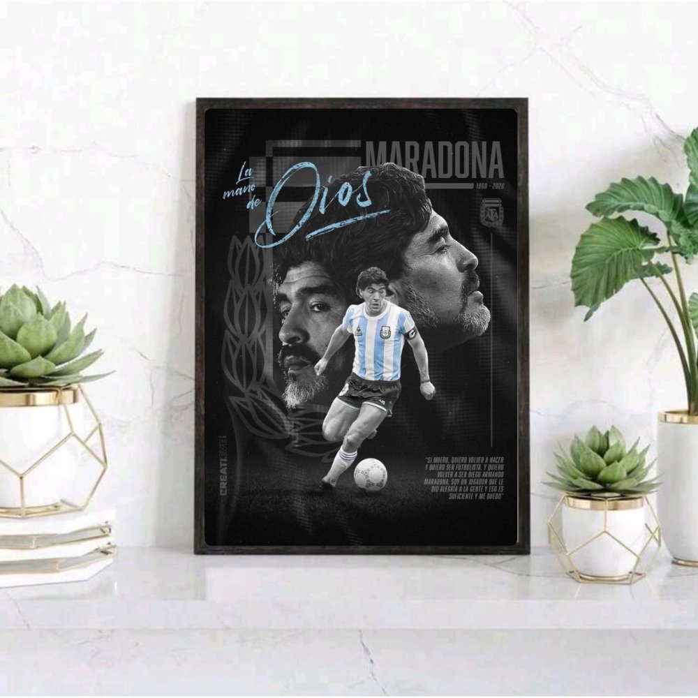 Maradona - Vibes DistrictMaradona poster GoldVibes District