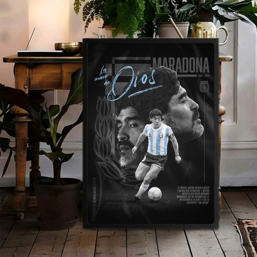 Maradona - Vibes DistrictMaradona poster GoldVibes District