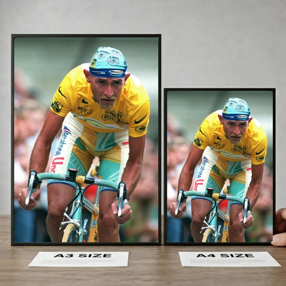 Marco Pantani - ciclismo - Vibes DistrictMarco Pantani - ciclismo poster NeroVibes District