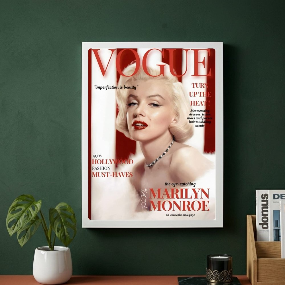 marilyn monroe vogue - Vibes Districtmarilyn monroe vogue poster NeroVibes District