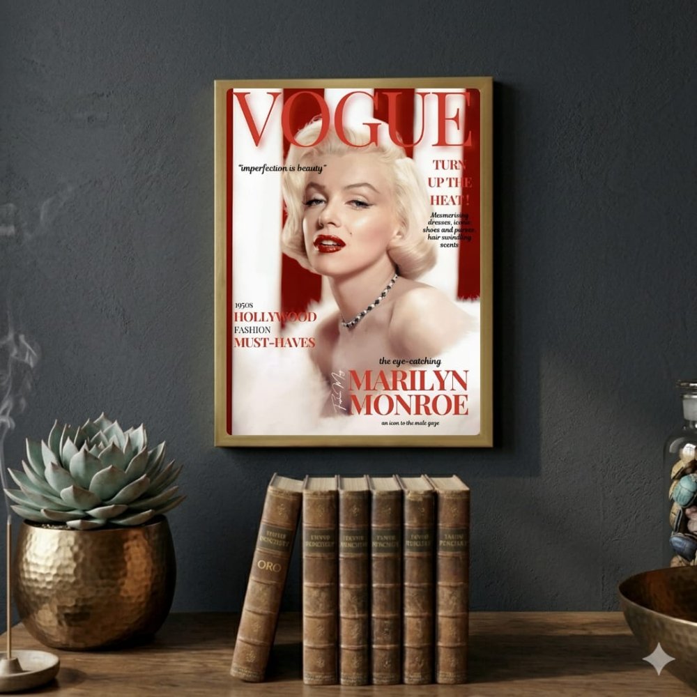 marilyn monroe vogue - Vibes Districtmarilyn monroe vogue poster NeroVibes District